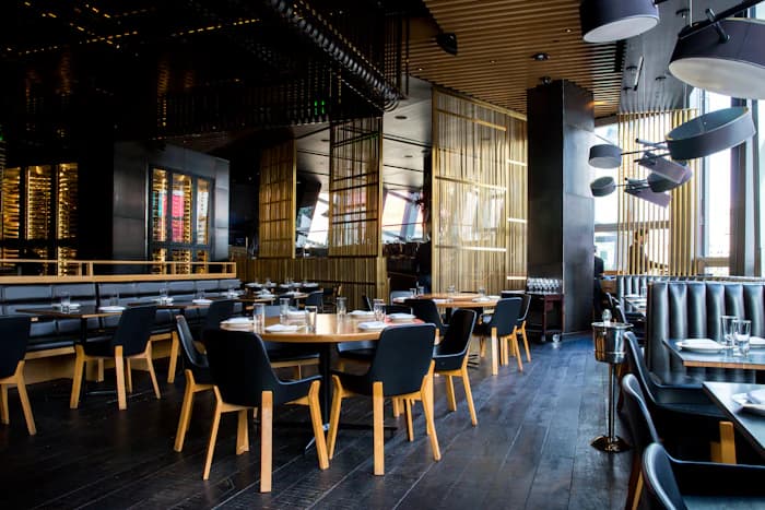 Restaurant dining interior